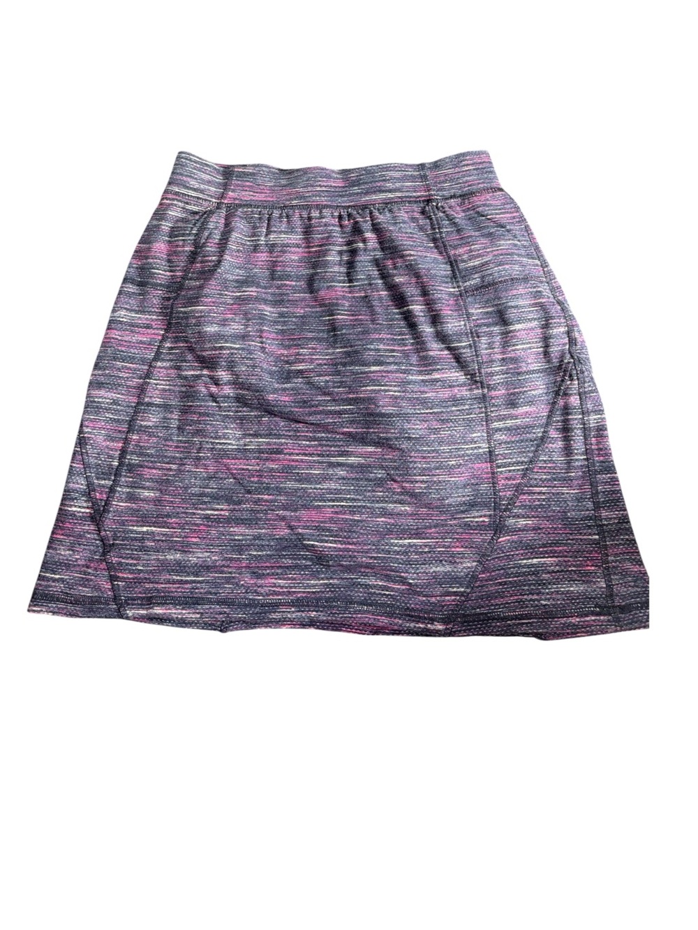 Christopher & Banks Heathered Purple and Pink A-Line Skirt